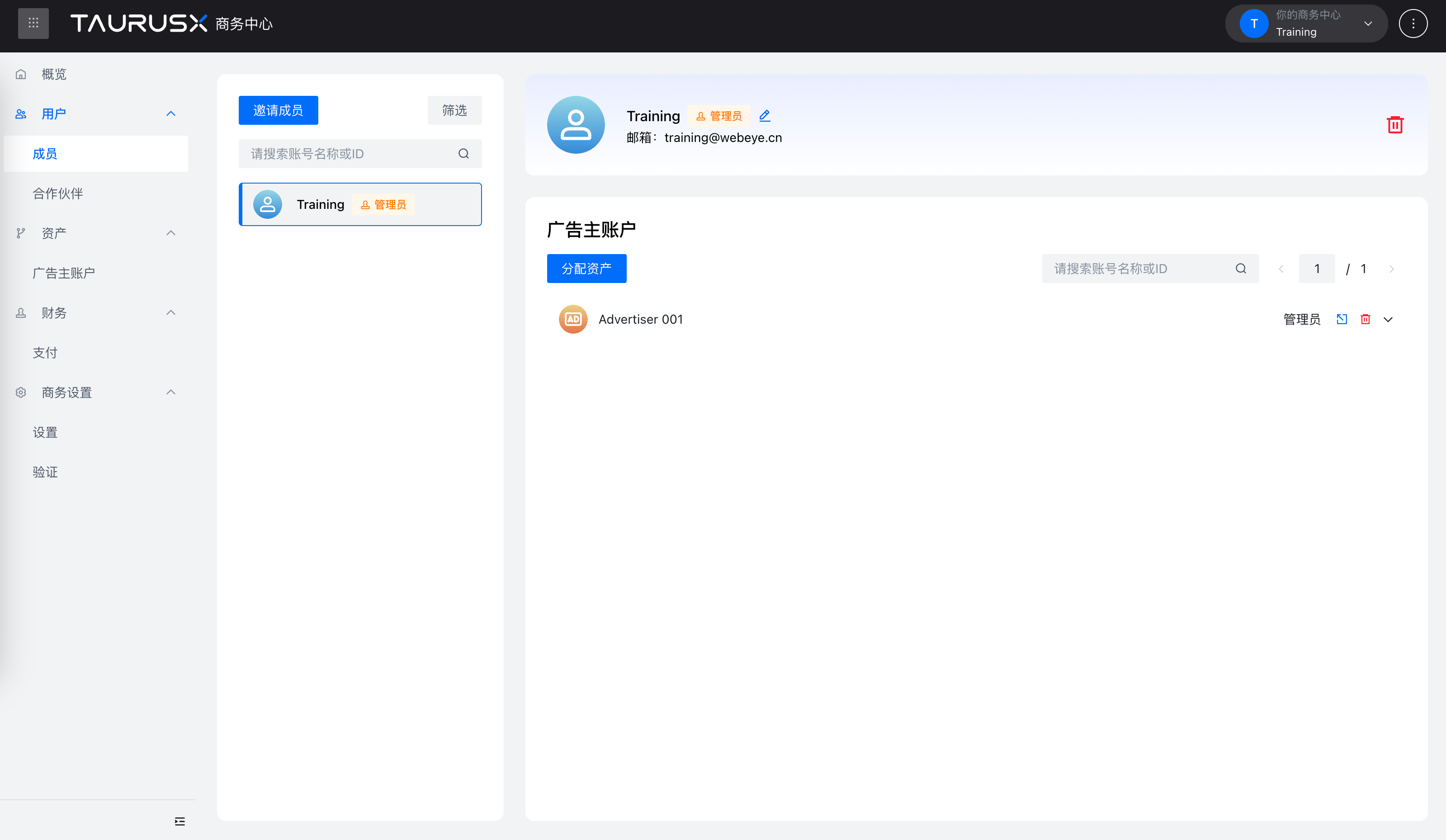 成员示意图